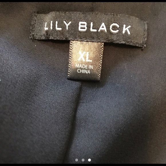 Lily Black Wrap Around Dress 👗 - Picture 3 of 3